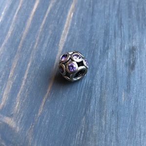 Pandora purple whimsical lights charm